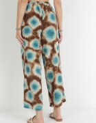 r&f fashion Pantaloni maro și mentă Elitea