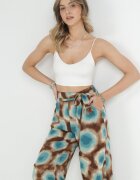 r&f fashion Pantaloni maro și mentă Elitea