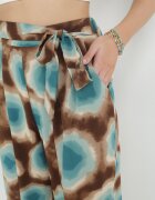 r&f fashion Pantaloni maro și mentă Elitea