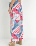 r&f fashion Pantaloni Mentă Largi cu elastic și șnur în talie Narias