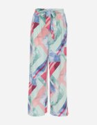 r&f fashion Pantaloni Mentă Largi cu elastic și șnur în talie Narias