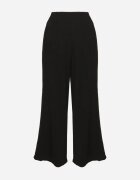 r&f fashion Pantaloni Negri Largi tip Aladdin cu Talie Înaltă și cu elastic în talie Rissanas
