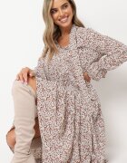 r&f fashion Rochie Maro-Albă Elime