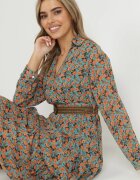 r&f fashion Rochie Verde Cu curea Khazin