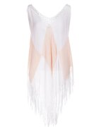 r&f fashion Tunică Alb-Roz Nyssaia