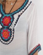 r&f fashion Tunică Albă Acoperitoare Kahlisine