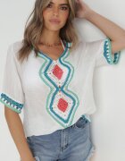 r&f fashion Tunică Albă Ieftină