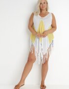 r&f fashion Tunică Albă și Galbenă Nyssaia