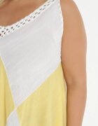 r&f fashion Tunică Albă și Galbenă Nyssaia