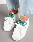 renda Adidași Alb-Roz Decorați cu șiret dublu Zdivane