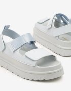 renda Sandale Albastre Stil Chunky cu Talpă Groasă cu Velcro Militiela