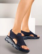 renda Sandale sport bleumarin cu o parte superioară elastică pe talpă groasă Lirasette