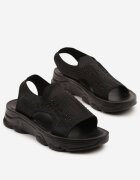 renda Sandale Sport Negre cu Față Flexibilă pe Talpă Groasă Lirasette
