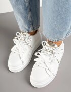 renda Sneakers Albi-Aurii Decorați cu șiret dublu Zdivane