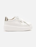 renda Sneakers Albi-Aurii Decorați cu șiret dublu Zdivane