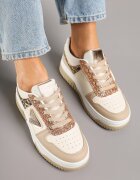 renda Sneakers bej închis Decorați cu sclipici zirconii și perforații Tillitara