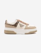renda Sneakers bej închis Decorați cu sclipici zirconii și perforații Tillitara