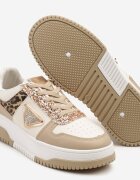 renda Sneakers bej închis Decorați cu sclipici zirconii și perforații Tillitara
