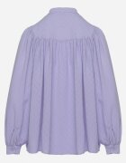 retro & icone Cămașă violetă cu guler tunica cu mâneci ușor bufante Himastia