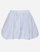 retro & icone Pantaloni scurți Albastru din bumbac cu croi bufant și elastic în talie Lortewia