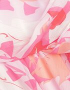 retro & icone Rochie cu elastic în talie decolteu petrecut cu model abstract Moniolea Roz