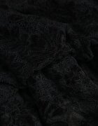 retro & icone Rochie de seară din dantelă cu șarfă la decolteu Orfalia Neagră