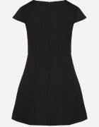 retro & icone Rochie Elegantă Neagră cu Decolteu Pătrat Melretia