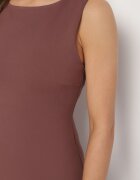 retro & icone Rochie Maro Cambrată cu Bumbac Talaza