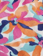 retro & icone Rochie Roz-bej Petrecută Cu flori Cu cordon textil în talie Quapia