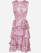 retro & icone Rochie Rozalie cu Decolteu petrecut și Talie elastică cu Volane Dimolia