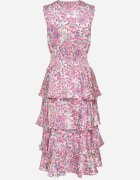 retro & icone Rochie Rozalie cu Decolteu petrecut și Talie elastică cu Volane Dimolia