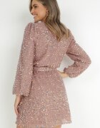 retro & icone Rochie Rozalie Paietată cu decolteu petrecut Cidoly