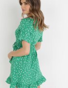 retro & icone Rochie Verde Caeike
