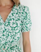 retro & icone Rochie Verde din Bumbac Delereia