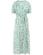 retro & icone Rochie Verde din Bumbac Delereia