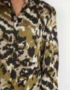 retro & icone Rochie Verde închis evazată și lejeră Zeho