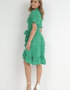 retro & icone Rochie Verde Irede