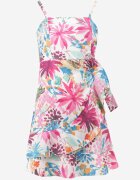  Rochie Alb-fuchsia Nesenia