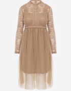  Rochie Bej închisă Jynerris