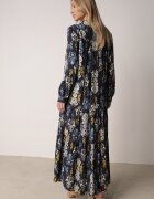  Rochie Bleumarin Tip cămașă Cloș Delirime
