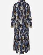  Rochie Bleumarin Tip cămașă Cloș Delirime