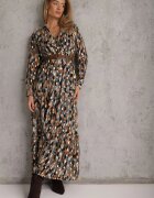  Rochie bleumarin Windom cu imprimeu strălucitor