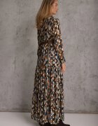  Rochie bleumarin Windom cu imprimeu strălucitor
