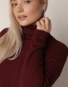  Rochie Bordeaux Tricotată Classificator