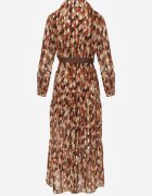  Rochie Camel Windom cu Imprimeu Strălucitor
