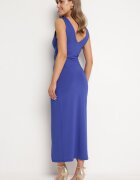  Rochie Clasică petrecută de cocktail fără mâneci bleumarin Widoksa