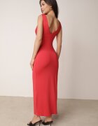  Rochie Clasică Roșie Tip petrecut De cocktail Fără mâneci Widoksa