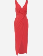  Rochie Clasică Roșie Tip petrecut De cocktail Fără mâneci Widoksa