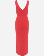  Rochie Clasică Roșie Tip petrecut De cocktail Fără mâneci Widoksa