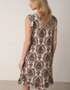  Rochie Maro din bumbac în stil Boho cu bretele cu volan Zaelle